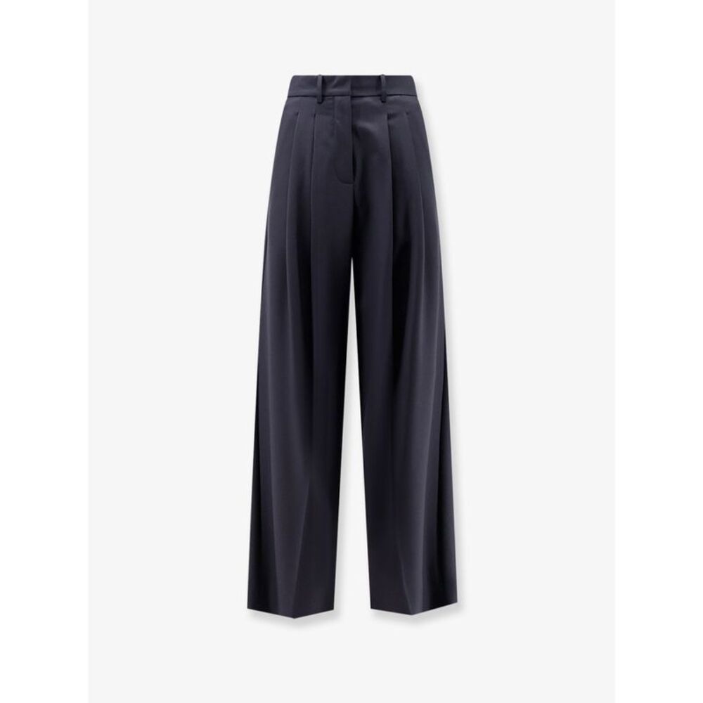 Alysi Women Wool Blend Trousers With Pinces